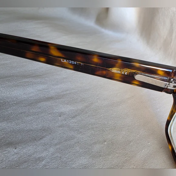 Lacoste LA1204T Tortoiseshell Rectangular Glasses -3.50 Rx - Picture 9 of 12